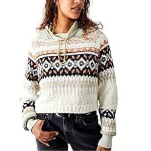 FP Movement by Free People Multicolor Knit Turtleneck Sweater